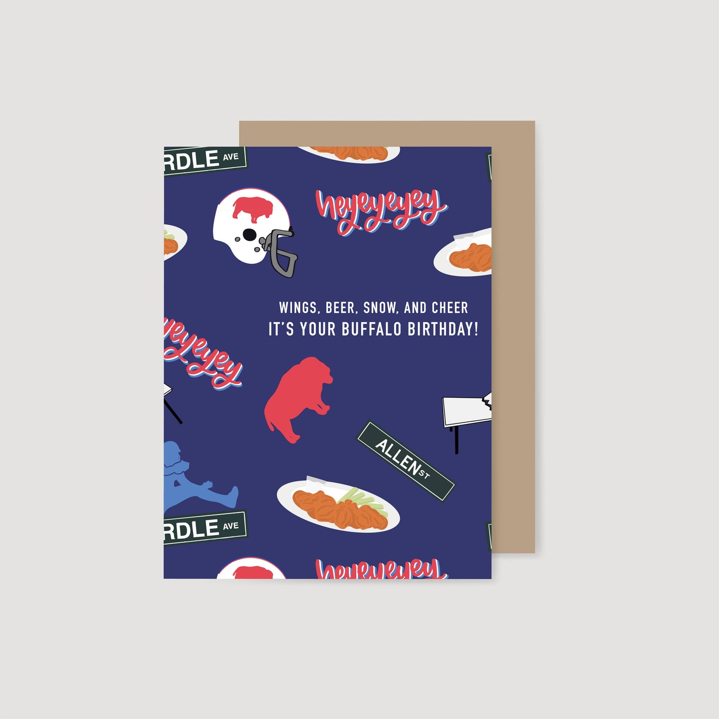 Buffalo Bills Birthday Card