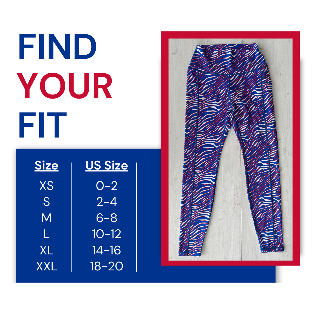 Shout Stripes Adult Leggings by BUF&ME™️