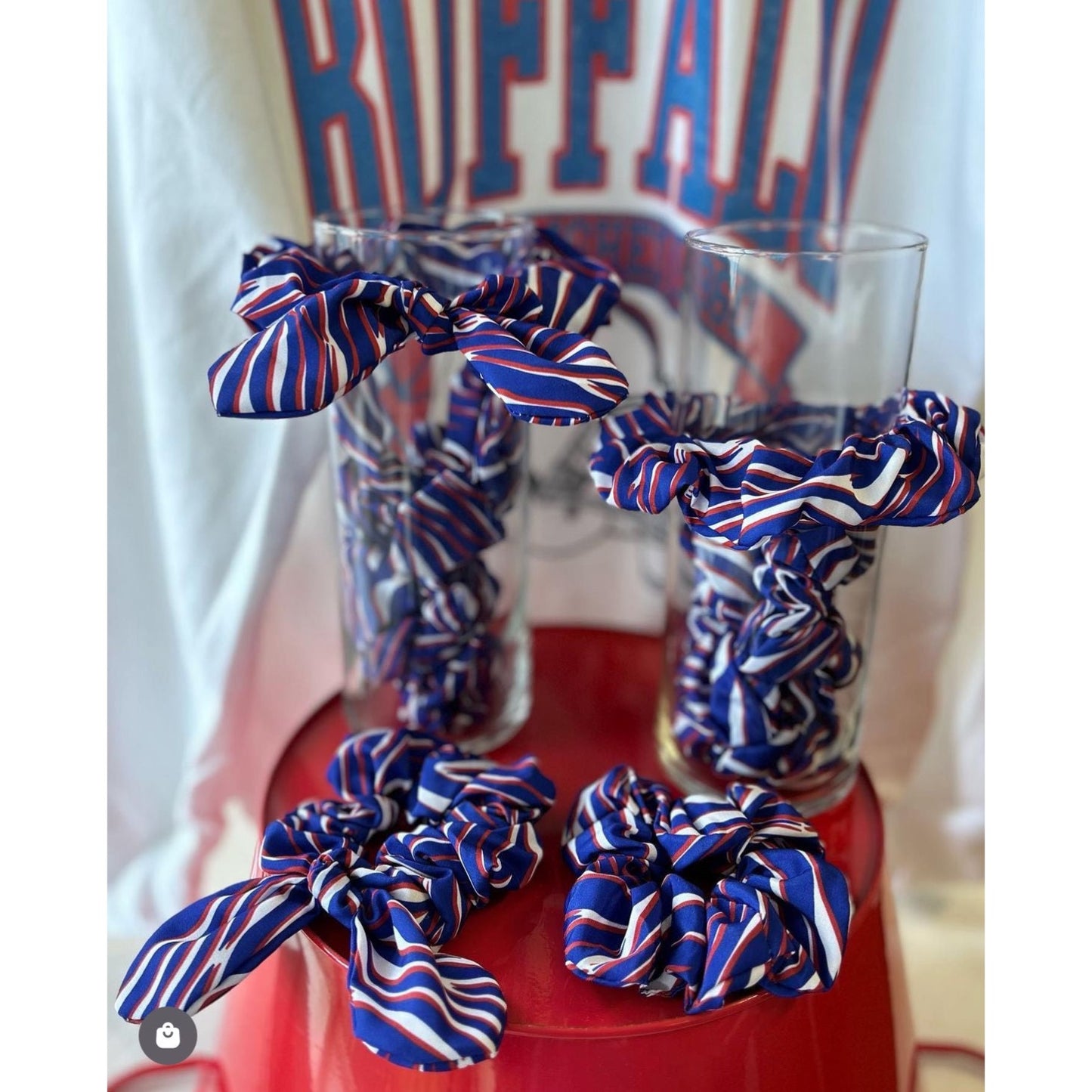 Shout Stripes Scrunchies