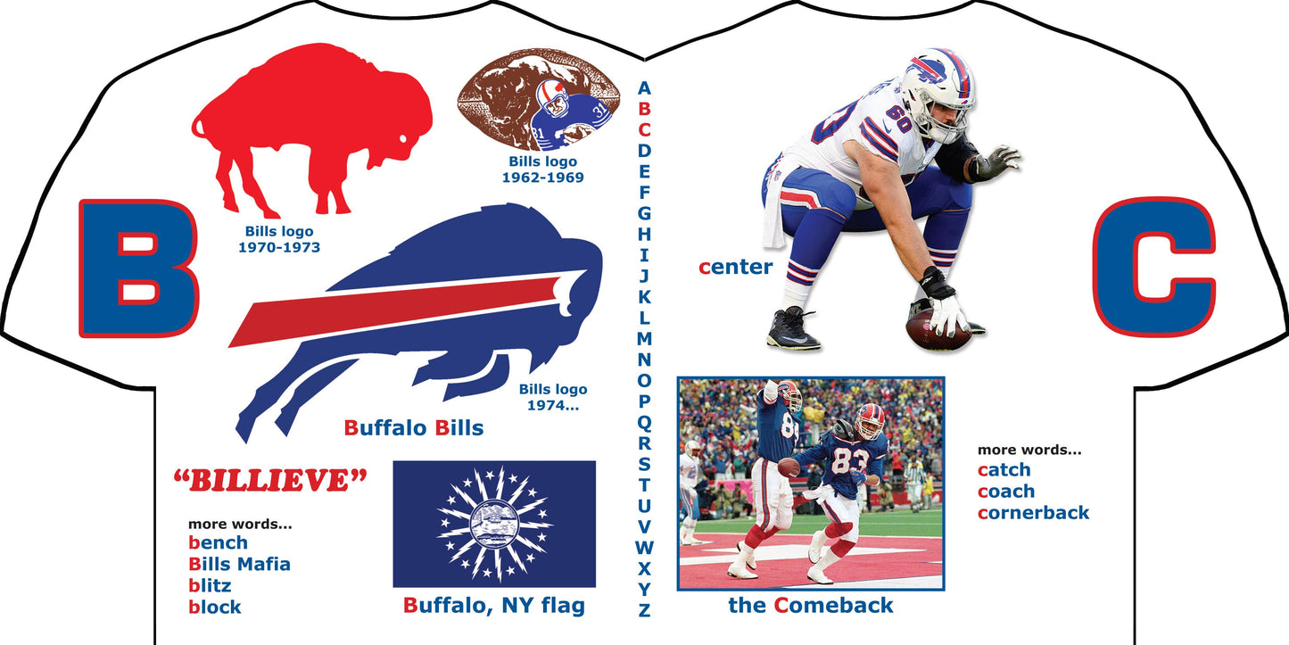 Buffalo Bills ABC - Kids Book for Young Fans