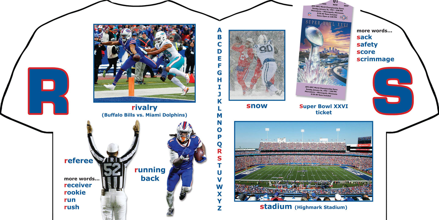 Buffalo Bills ABC - Kids Book for Young Fans
